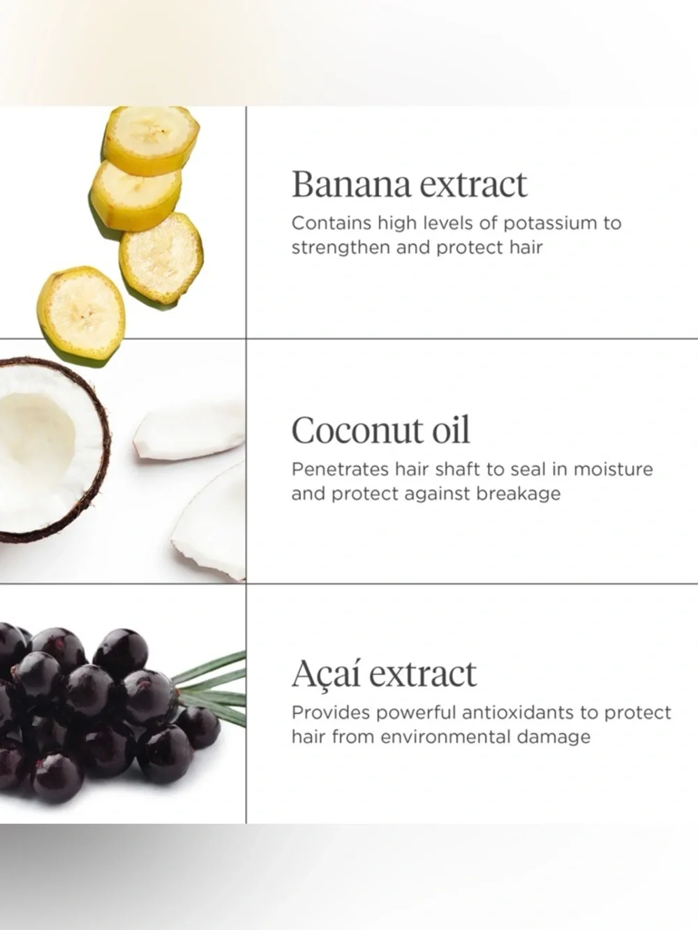 Briogeo Banana + Coconut Nourishing Superfood Shampoo 12.5oz BRAND New